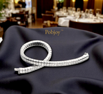 950 Platinum Diamond Tennis Bracelet 8.5 Carats - Pobjoy Diamonds