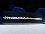 9K Rose Gold Diamond Tennis Bracelet 4.75 Carats - Pobjoy Diamonds