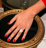 Taylor Swift style 8 carat old miner lab grown diamond ring - Pobjoy Diamonds