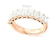 Load image into Gallery viewer, Nine Stone Lab Diamond Eternity Ring Or Dress Ring 4.30 Carats