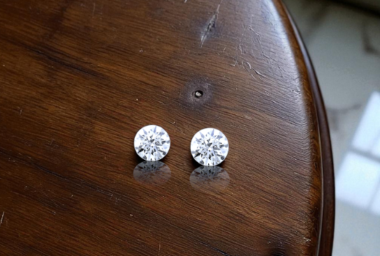 Sterling Silver Lab Grown Diamond Earring Studs 0.20 Carat
