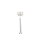 Sterling Silver Lab Grown Diamond Earring Studs 0.20 Carat - Pobjoy Diamonds