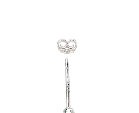 Sterling Silver Lab Grown Diamond Earring Studs 0.20 Carat - Pobjoy Diamonds