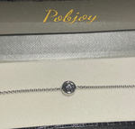 Solitaire Lab Grown Diamond Chain Bracelet - Gold or Platinum- Pobjoy Diamonds
