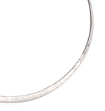 Hammered Sterling Silver Ladies Torque Necklet