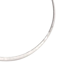 Load image into Gallery viewer, Hammered Sterling Silver Ladies Torque Necklet
