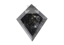 Load image into Gallery viewer, Salt &amp; Pepper Kite Diamond Shoulder Ring 1.28 Carat