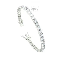 Load image into Gallery viewer, 18K White Gold Diamond Tennis Bracelet 10.00 Carats - F/Si