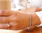 9K Gold Diamond Tennis Bracelet 3.00 Carats - F/Si2 - Pobjoy Diamonds