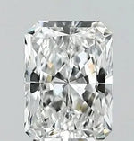 Radiant Cut Lab Diamond Belly Ring E/VS1 - 1.00 Carat - Pobjoy Diamonds