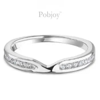 Lab Grown Diamond Cut Out Eternity Ring D/VVS - Pobjoy Diamonds