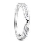 Lab Grown Diamond Cut Out Eternity Ring D/VVS - Pobjoy Diamonds