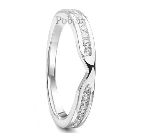 Lab Grown Diamond Cut Out Eternity Ring D/VVS - Pobjoy Diamonds
