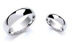 Platinum Traditional Court 6mm Wedding Band - Pobjoy Diamonds