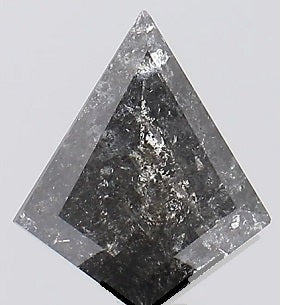 Mens Salt & Pepper Kite Diamond Ring