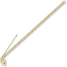 Load image into Gallery viewer, 9K Gold Ladies Curb Bracelet &amp; Padlock