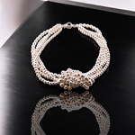 925 Sterling Silver Knotted Necklace - Pobjoy Diamonds