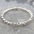 Handmade Solid Sterling Silver Bubble Bangle