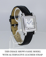 CHOPARD Happy Sport Square Case Watch With Diamonds - SOLD - Pobjoy Diamonds