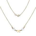 9K Solid Gold Papillon Kiss Jewellery Set 