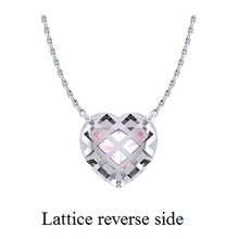 Load image into Gallery viewer, Lab Grown 1.10 Carat Vivid Pink Heart Diamond Necklace