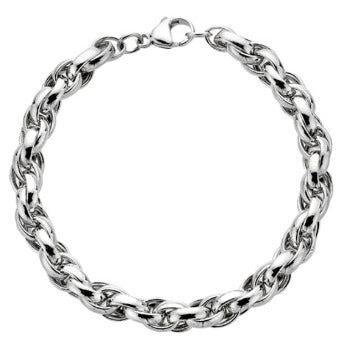 Ladies Sterling Silver Chunky Belcher Bracelet - Pobjoy Diamonds