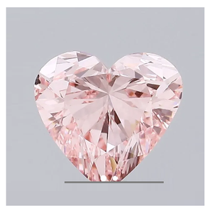 1.09 Carat Heart Shape Fancy Vivid Pink Lab Grown Diamond