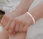 9K Gold Ladies 2.10 Carat Ladies Diamond Bangle - Pobjoy Diamonds