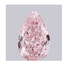 Load image into Gallery viewer, V/S1 Fancy Vivid Pink Pear Shape Lab Grown Diamond 1.00 Carat