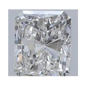 Emerald or Radiant cut diamond ring