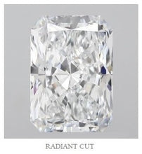 Load image into Gallery viewer, Radiant cut trilogy ring - Pobjoy Diamonds