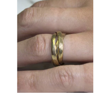 Load image into Gallery viewer, Gold Plated Sterling Silver Russian Ring