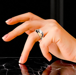 9K Gold Three Colour Russian Wedding Ring - Pobjoy Diamonds