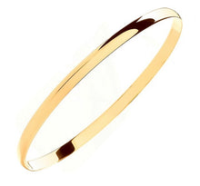 Load image into Gallery viewer, 9K Yellow Gold D-Shaped Ladies Bangle -