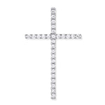 18K Gold & Diamond Cross Pendant 0.35 Carats - Pobjoy Diamonds