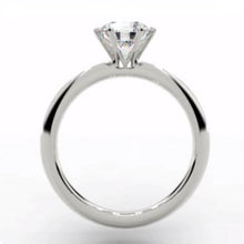 Load image into Gallery viewer, Round Brilliant Cut Diamond Tiffany-Style Solitaire Ring  