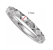 Load image into Gallery viewer, Custom Faceted Wedding Band-Pobjoy Diamonds