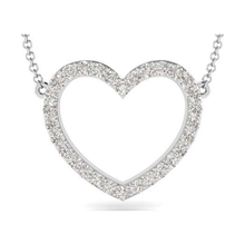 Load image into Gallery viewer, 9K Gold 0.15 Carat Diamond Heart Pendant G/Si- Pobjoy Diamonds