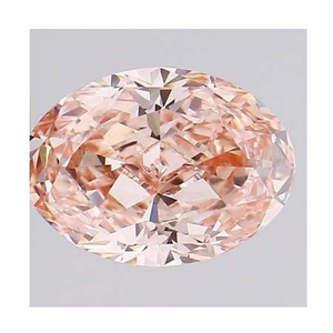 Fancy Pink Oval Cut Lab Grown Diamond 1.38 Carat VVS2 - Pobjoy Diamonds