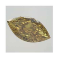 Fancy Vivid Orangy Yellow Marquise Cut Lab Grown Diamond 1.47 Carat - Pobjoy Diamonds