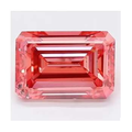Fancy Vivid Pink Emerald Shape Lab Grown Diamond 1.51 Carat - Pobjoy Diamonds