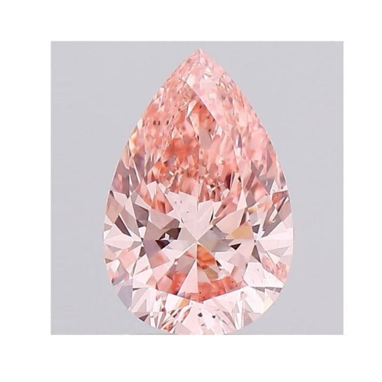 Fancy Intense Pink Pear Shaped Lab Grown Diamond 1.54 Carat Fancy Intense Pink Pear Shaped Lab Grown Diamond 1.54 Carat