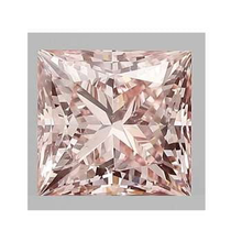 Load image into Gallery viewer, Fancy Pinkish Orange Princess Cut Lab Grown Diamond - Pobjoy Diamonds