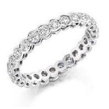 Load image into Gallery viewer, 18K White Gold 1.5 Carat Diamond Full Eternity Ring - Pobjoy Diamonds
