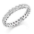 18K White Gold 1.5 Carat Diamond Full Eternity Ring - Pobjoy Diamonds