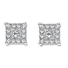 Load image into Gallery viewer, 18K White Gold 0.25 Carat Diamond Stud Earrings - Pobjoy Diamonds