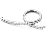 18K White Gold Diamond Pobjoy Tennis Bracelet 8.5 Carats