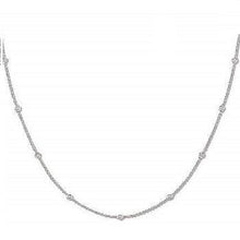 Load image into Gallery viewer, Yard of Diamonds 18K White Gold Necklace - 2.00 CTW  - Pobjoy Diamonds