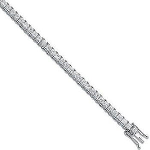 18K White Gold & 5.00 CTW Diamond Ladies Bracelet - Pobjoy Diamonds