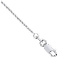 Load image into Gallery viewer, 18K White Gold Ladies Spiga Neck Chain - Pobjoy Diamonds